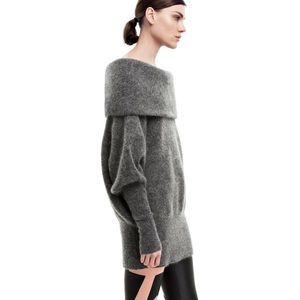 EUC ACNE STUDIOS Daze Mohair Dark Grey Melange XS